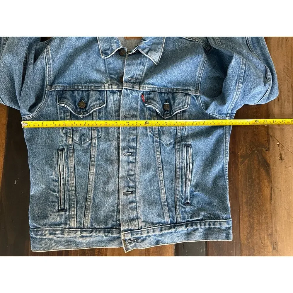 Vintage 80s Levis 70506 Denim Jacket 40 Made in USA Workwear Denim